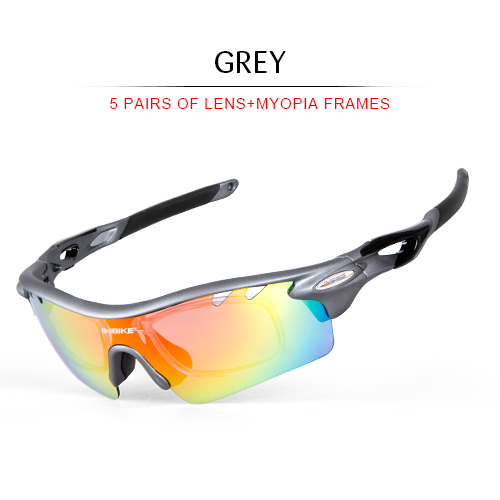 Cycling Glasses with 5 Clear Lens - Photochromic & Polarized Lens