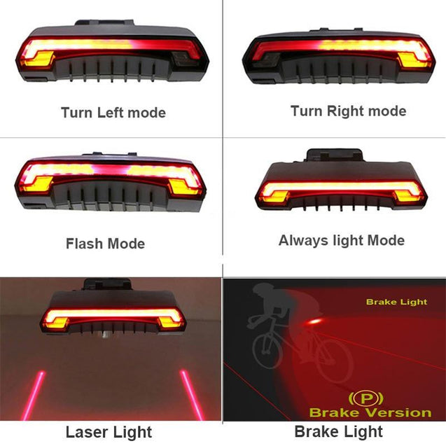 FlowLite™ Sequential Bike Tail Light v2.0 with Intelligent Braking