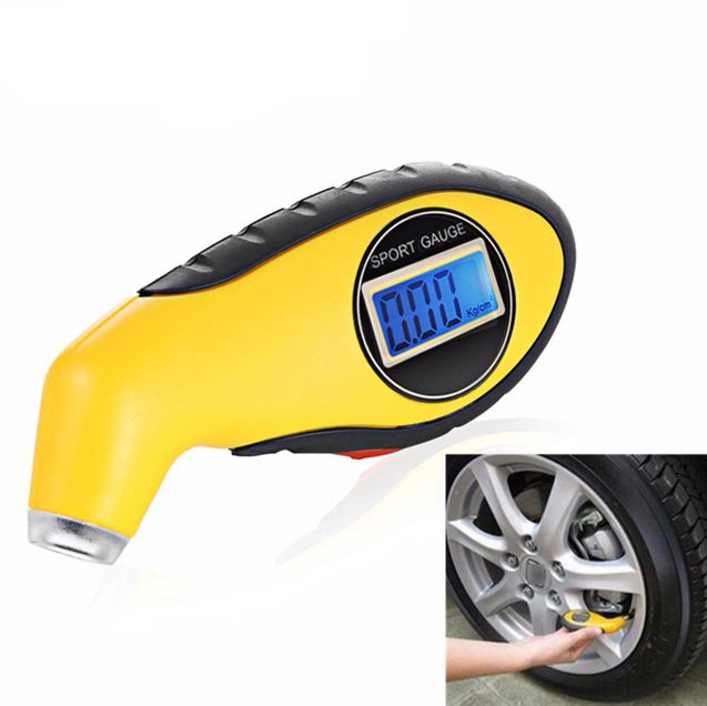 Digital Tire Pressure Gauge With Back Lit LCD