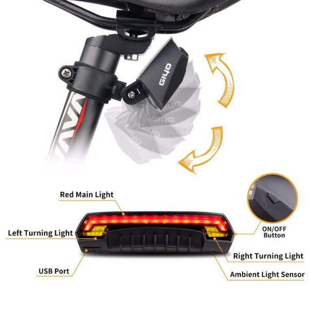 Sequential Bike Tail Light - Ensure Safe Cycling - Bicycle